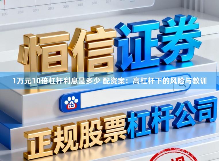 1万元10倍杠杆利息是多少 配资案：高杠杆下的风险与教训