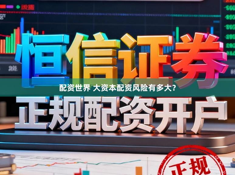 配资世界 大资本配资风险有多大？