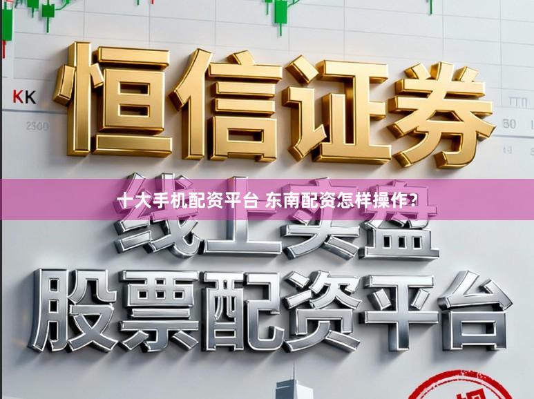 十大手机配资平台 东南配资怎样操作？