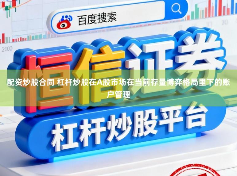 配资炒股合同 杠杆炒股在A股市场在当前存量博弈格局里下的账户管理